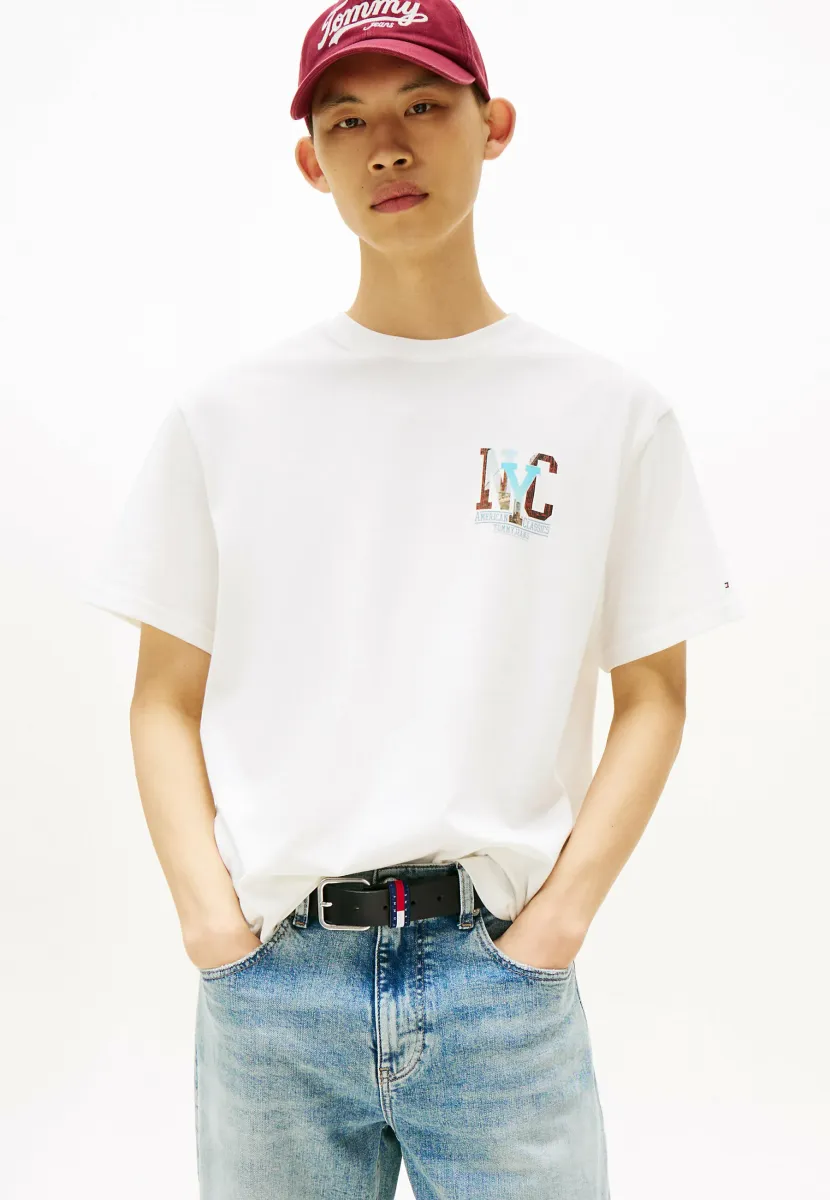 BACK GRAPHIC  - T-Shirt print - ecru