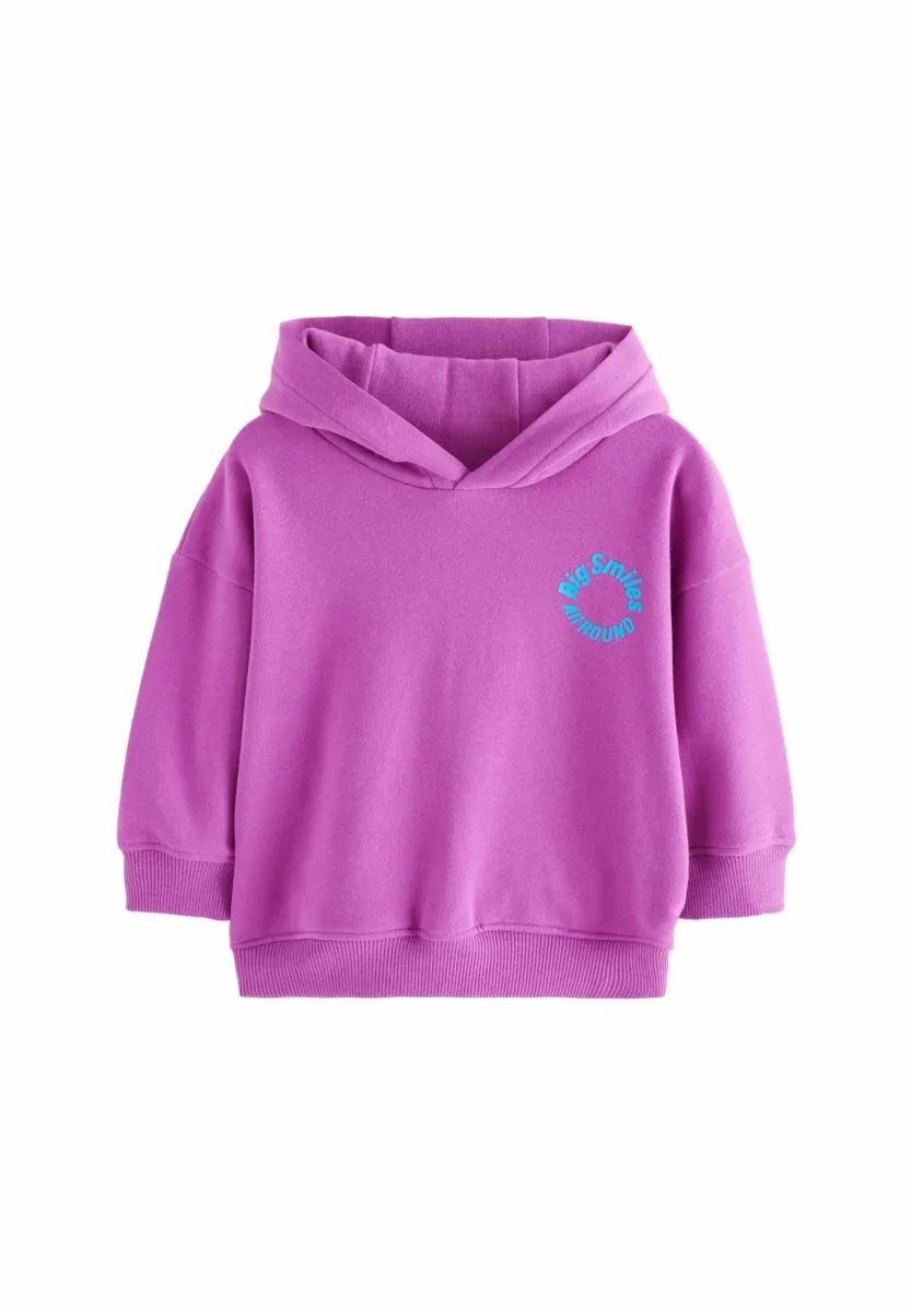 BACK PRINT SOFT TOUCH - Sweatshirt - purple