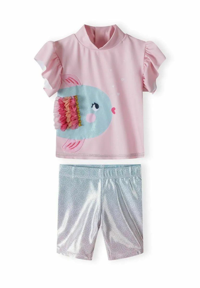 BACK ZIPPED TWO PIECES SET - Badeanzug - pink mint