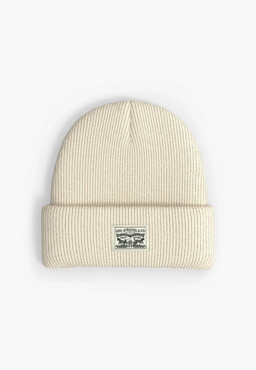 BACKPATCH BEANIE - Mütze - cream