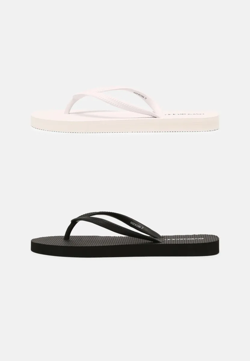 Bade-Zehentrenner - black/white