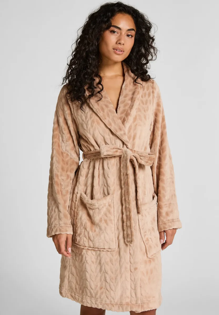 Bademantel - beige