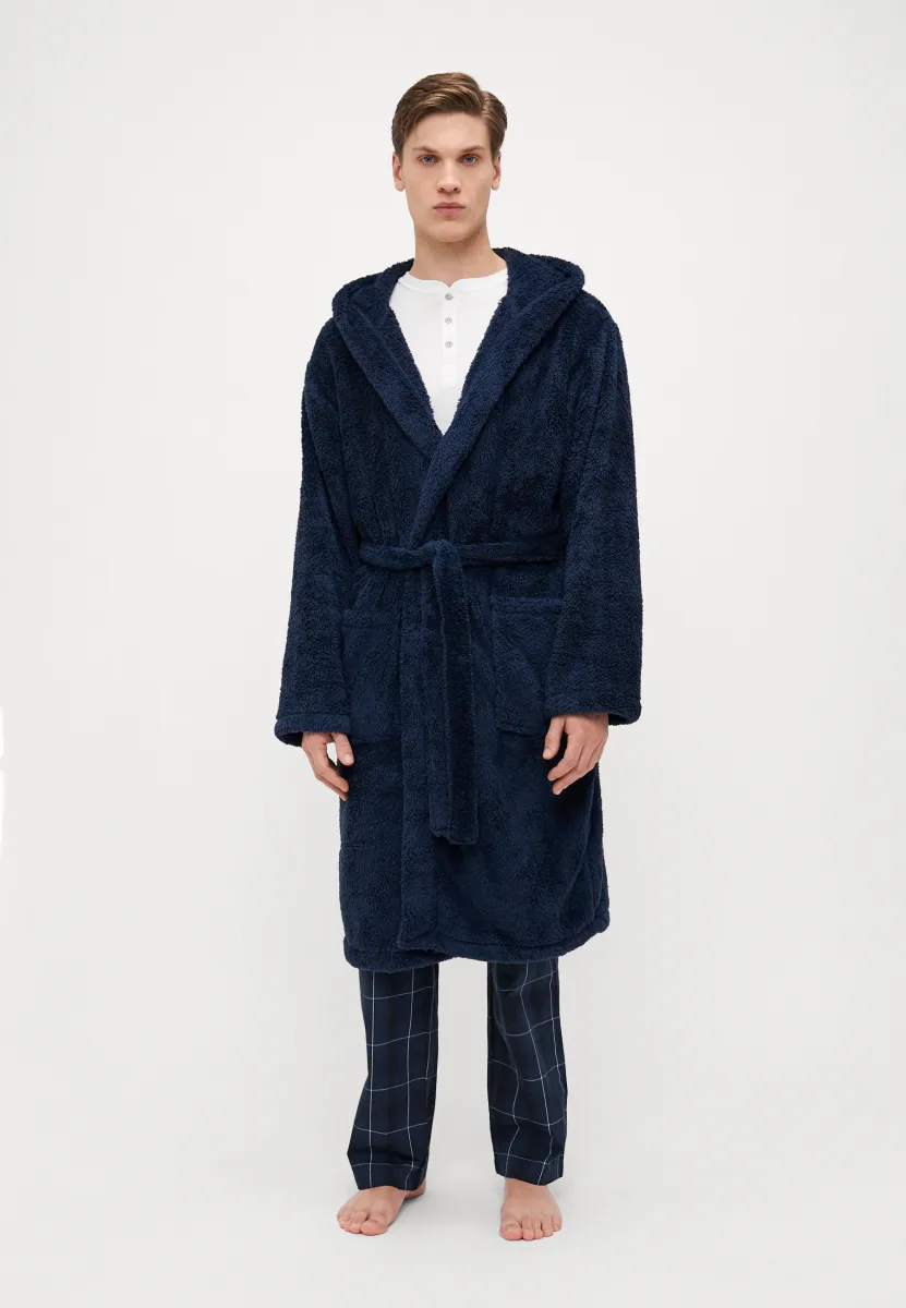Bademantel - dark blue
