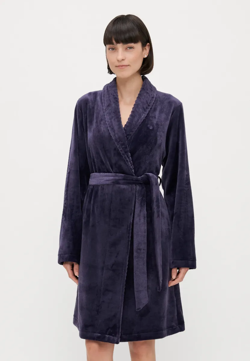 Bademantel - ink gray