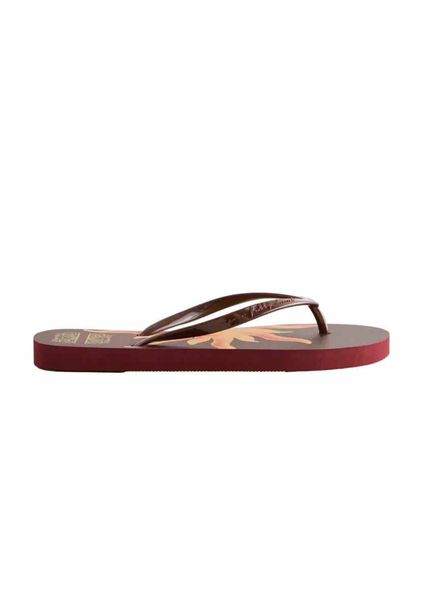Badesandale - chocolate brown