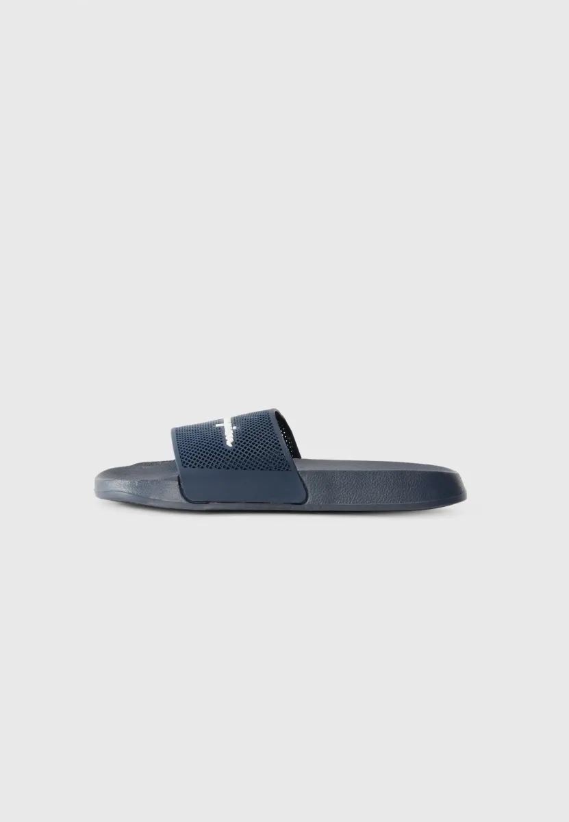 Badesandale - dark blue/white