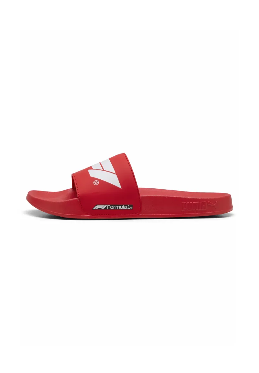 Badesandale - pop red/white