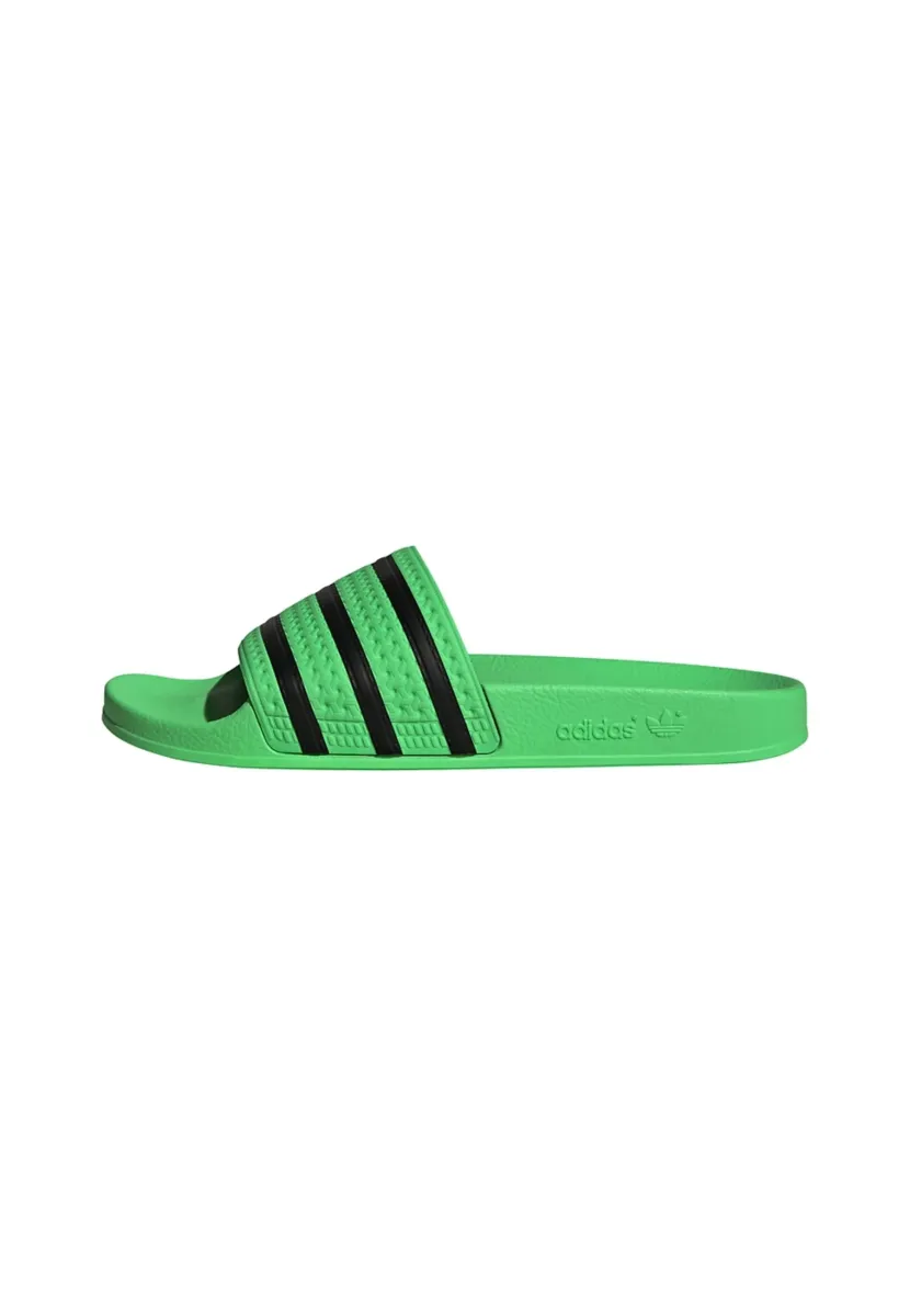 Badesandale - screaming green   core black   screaming green