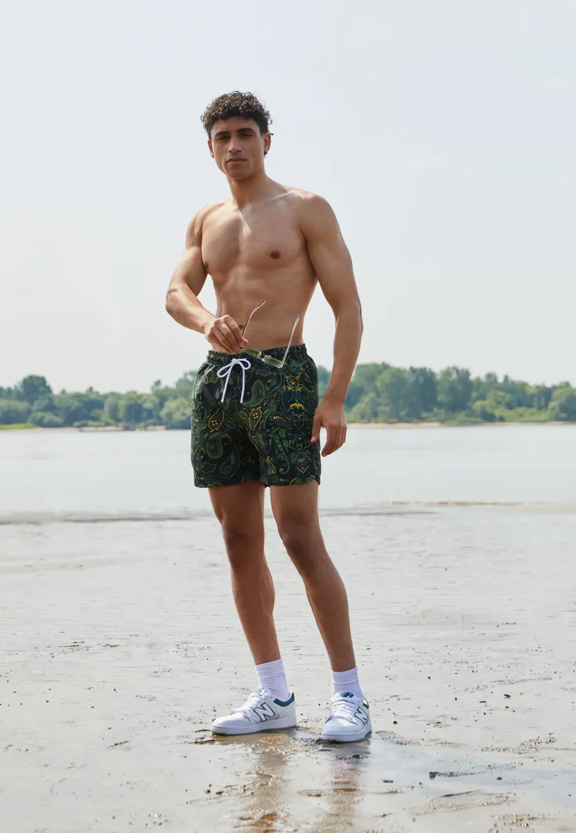 Badeshorts - darkgreen