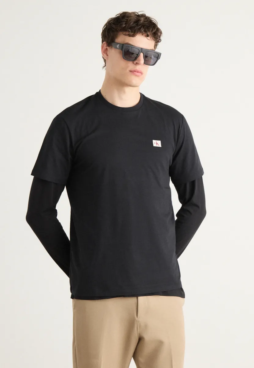 BADGE CLASSIC TEE - T-Shirt basic - black