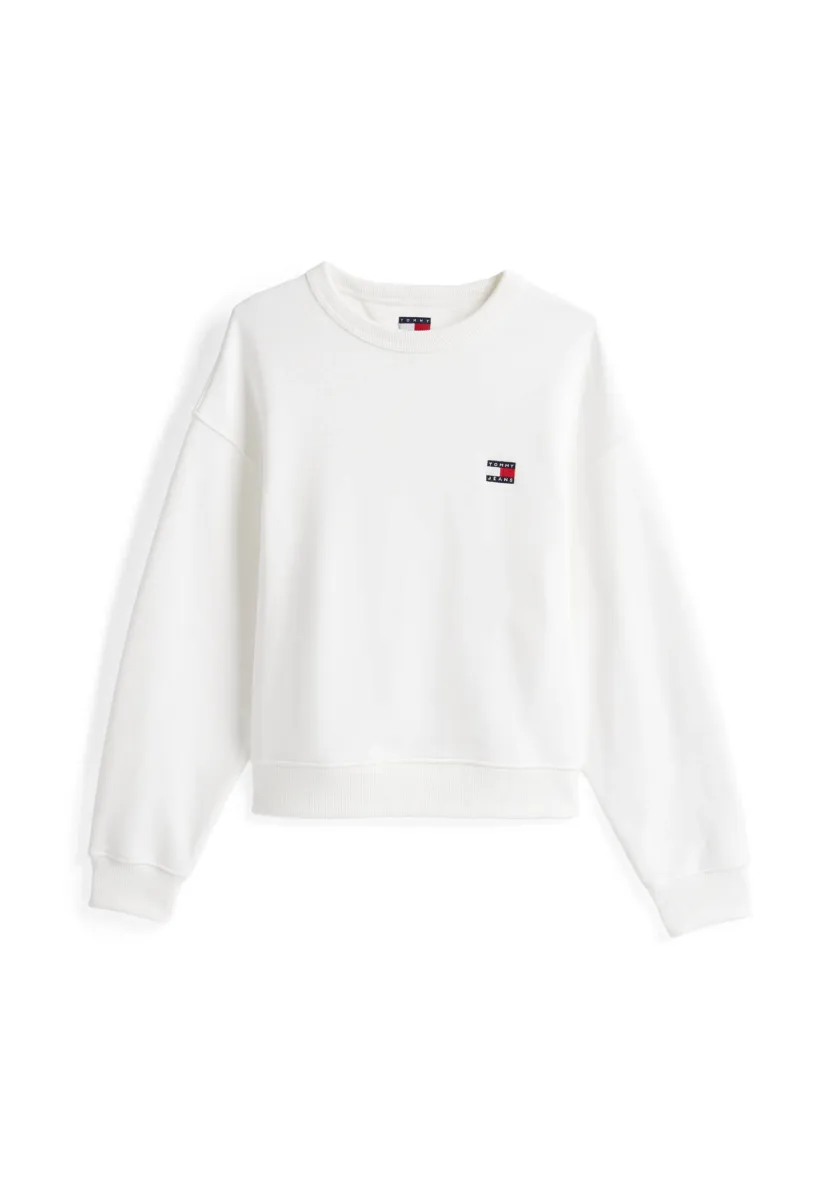 BADGE CREW - Sweatshirt - ecru