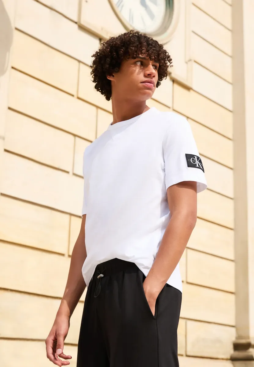 BADGE REGULAR TEE - T-Shirt basic - bright white