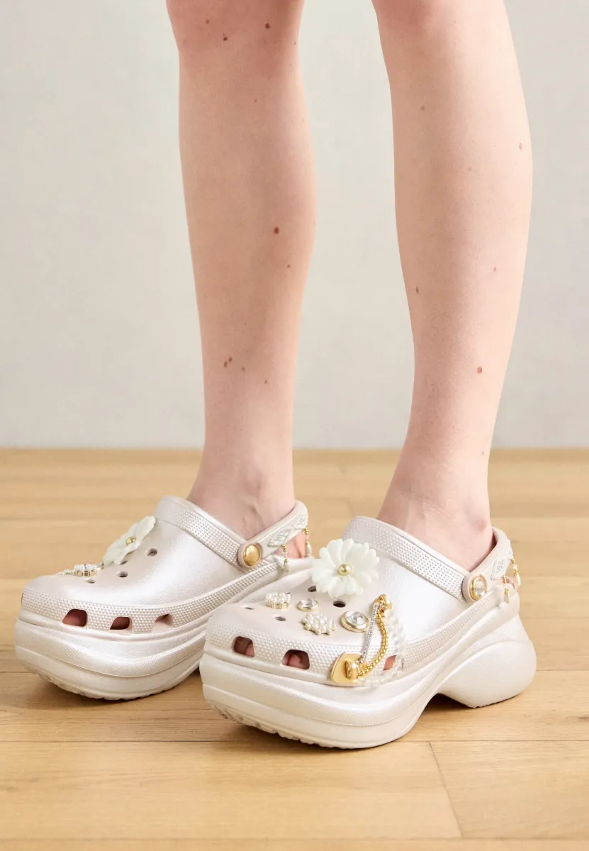 BAE BEDAZZLED - Clogs - quartz