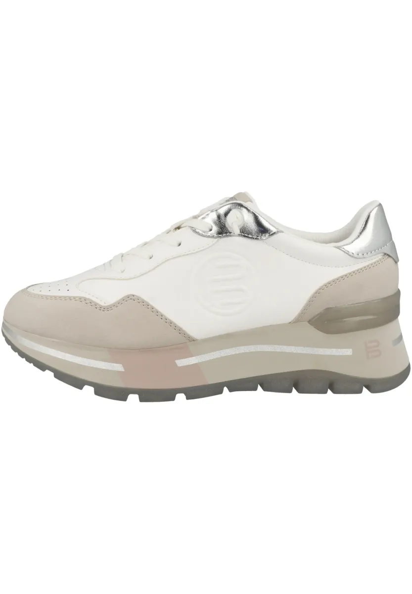 BAGATT AKI02 SNEAKER LOW DAMEN SCHUHE - Sneaker low - white-multicolour (d31-aki02-5450-2081)