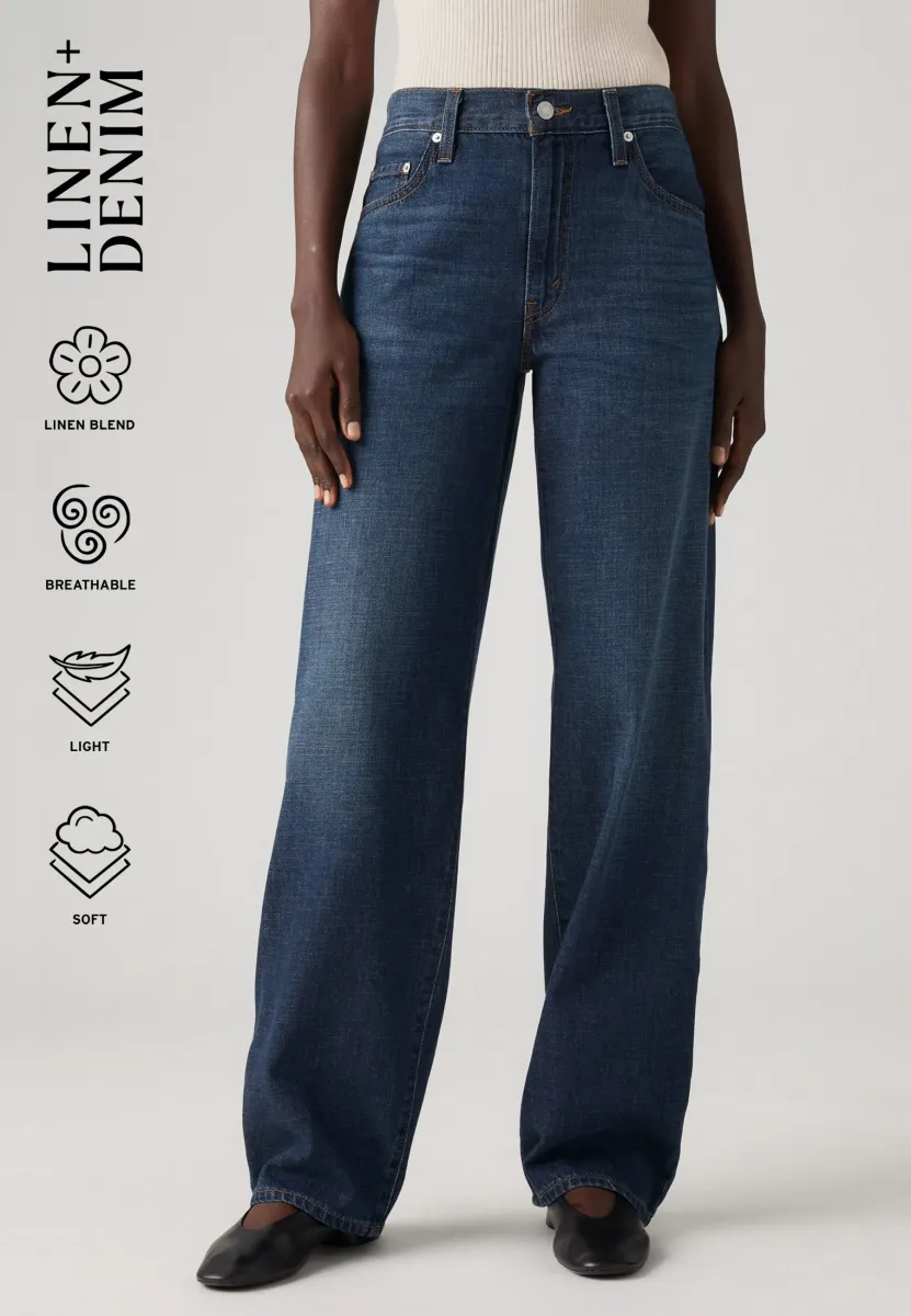 BAGGY DAD - Jeans Relaxed Fit - do you mind linen+ denim