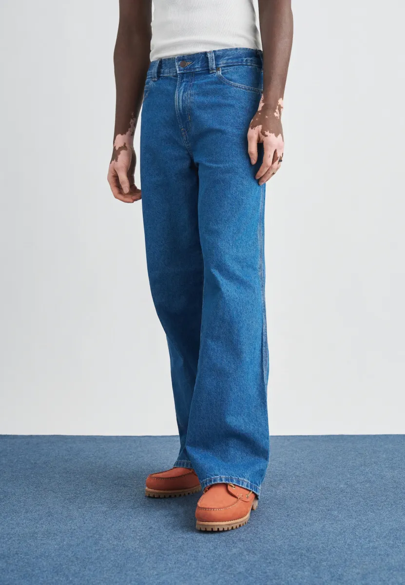 BAGGY STRAIGHT WORK - Jeans Relaxed Fit - classic blue