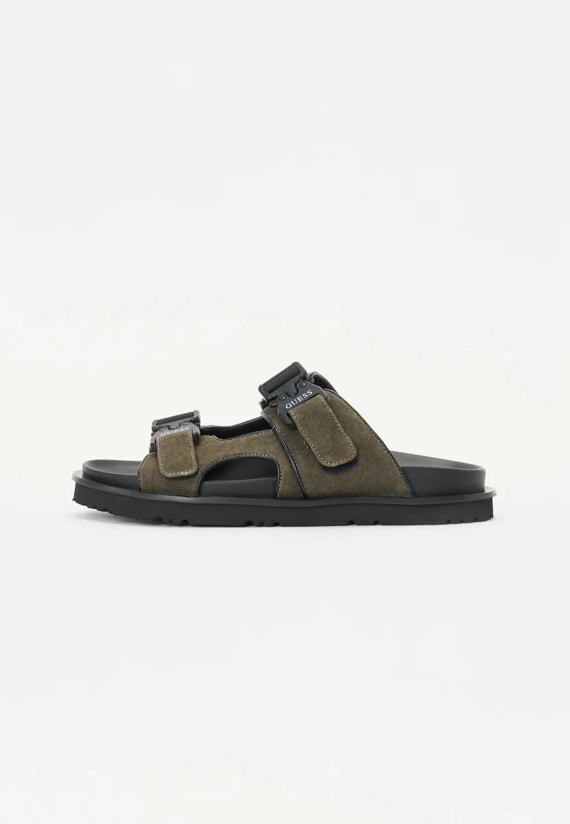 BAHAMAS - Pantolette flach - green