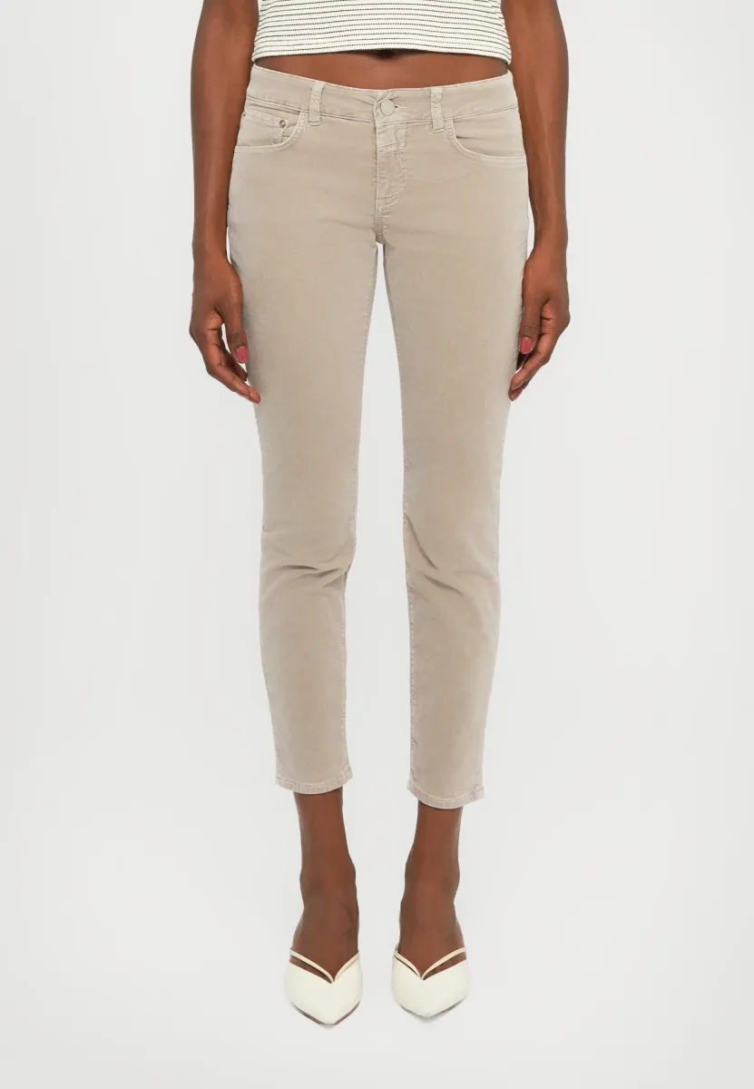 BAKER WITH SLIT - Chino - mud grey