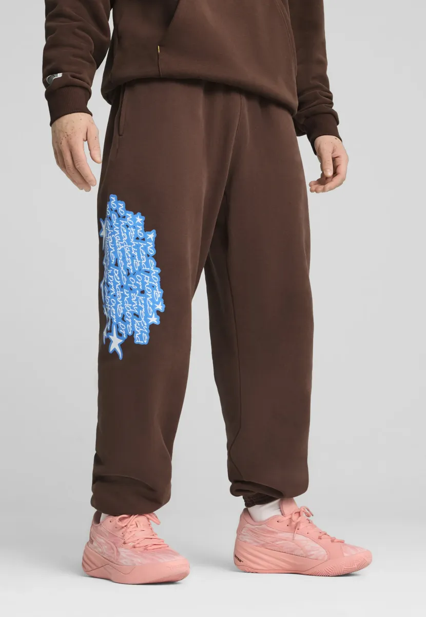 BAKETBALL - Jogginghose - chestnut brown