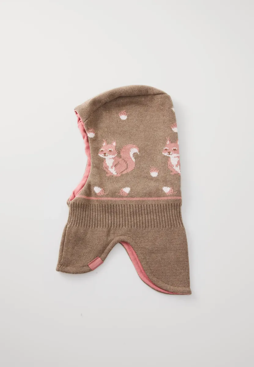 BALACLAVE, SQUIRREL UNISEX - Mütze - braunmeliert