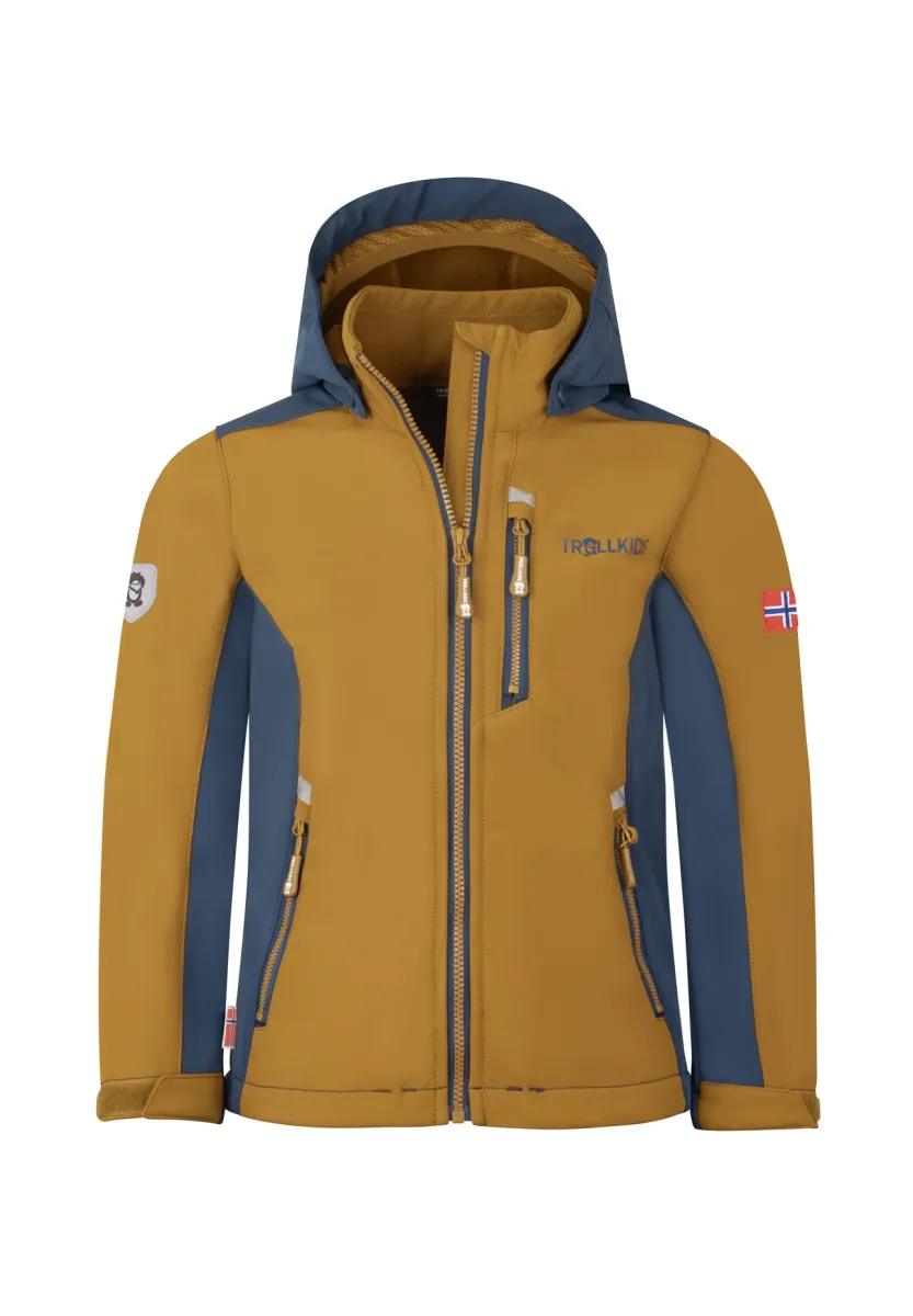 BALESTRAND - Softshelljacke - bronze/stormy blue