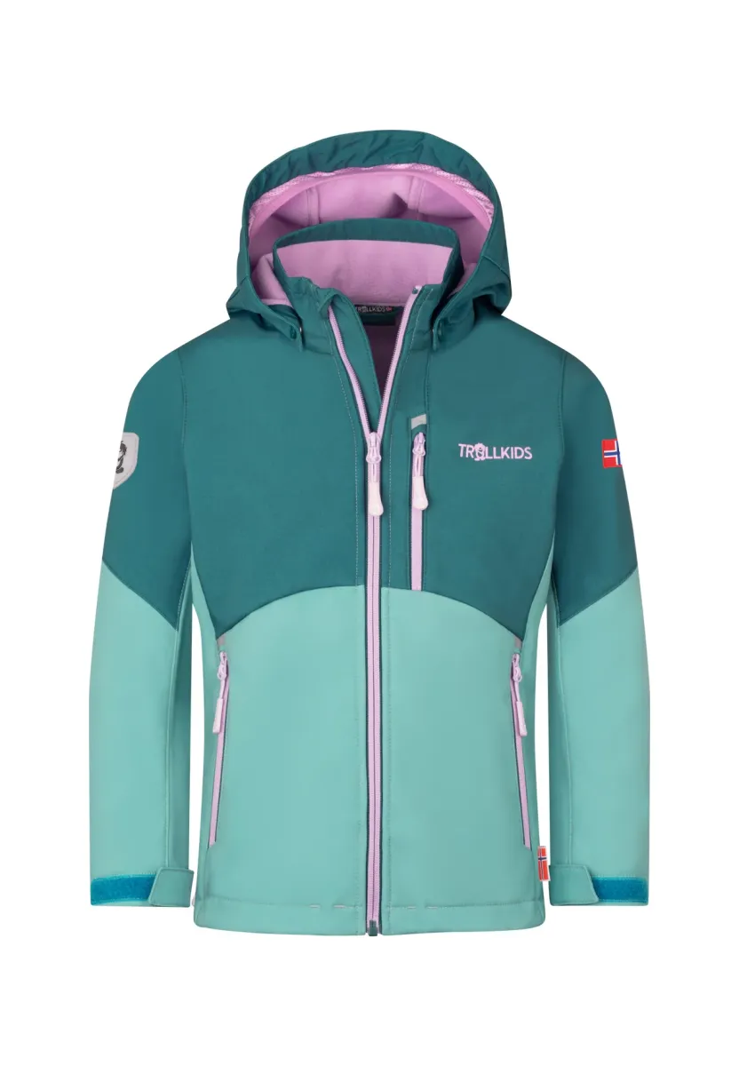 BALESTRAND - Softshelljacke - midnight petrol dusty teal light violet