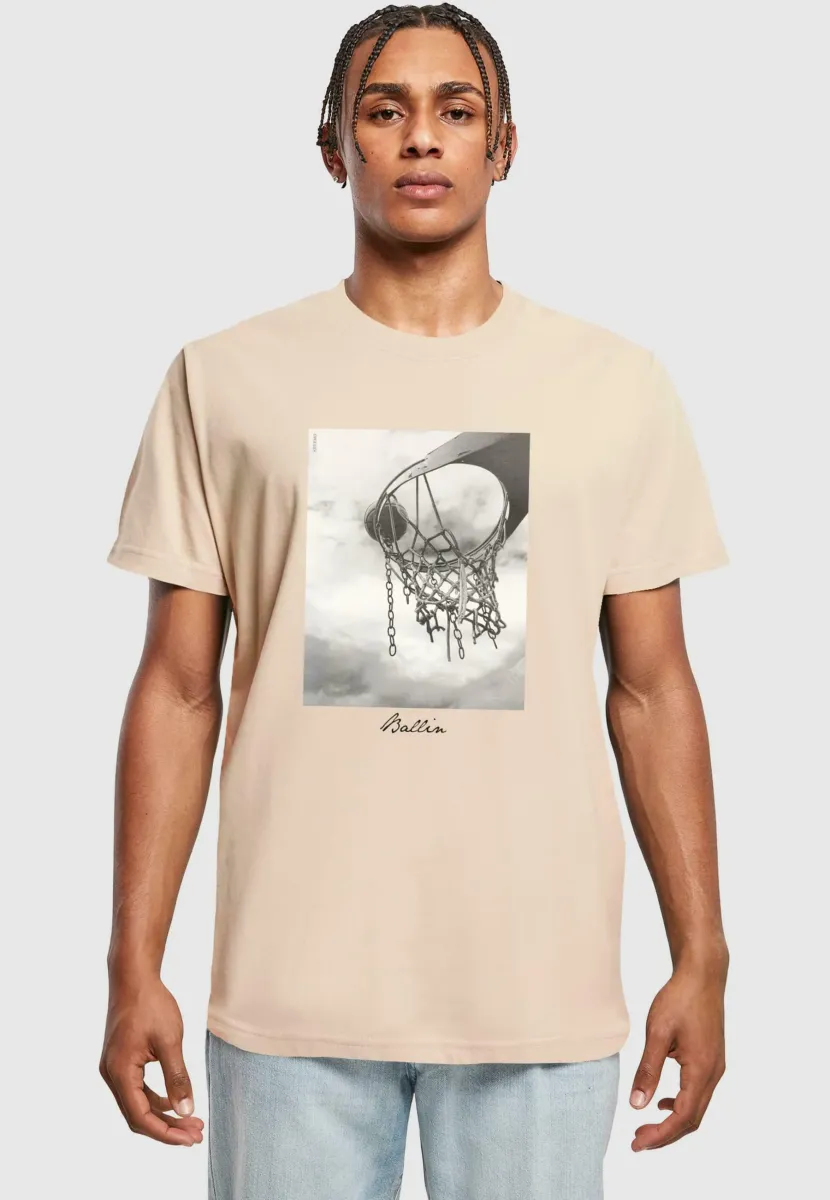 BALLIN - T-Shirt print - sand