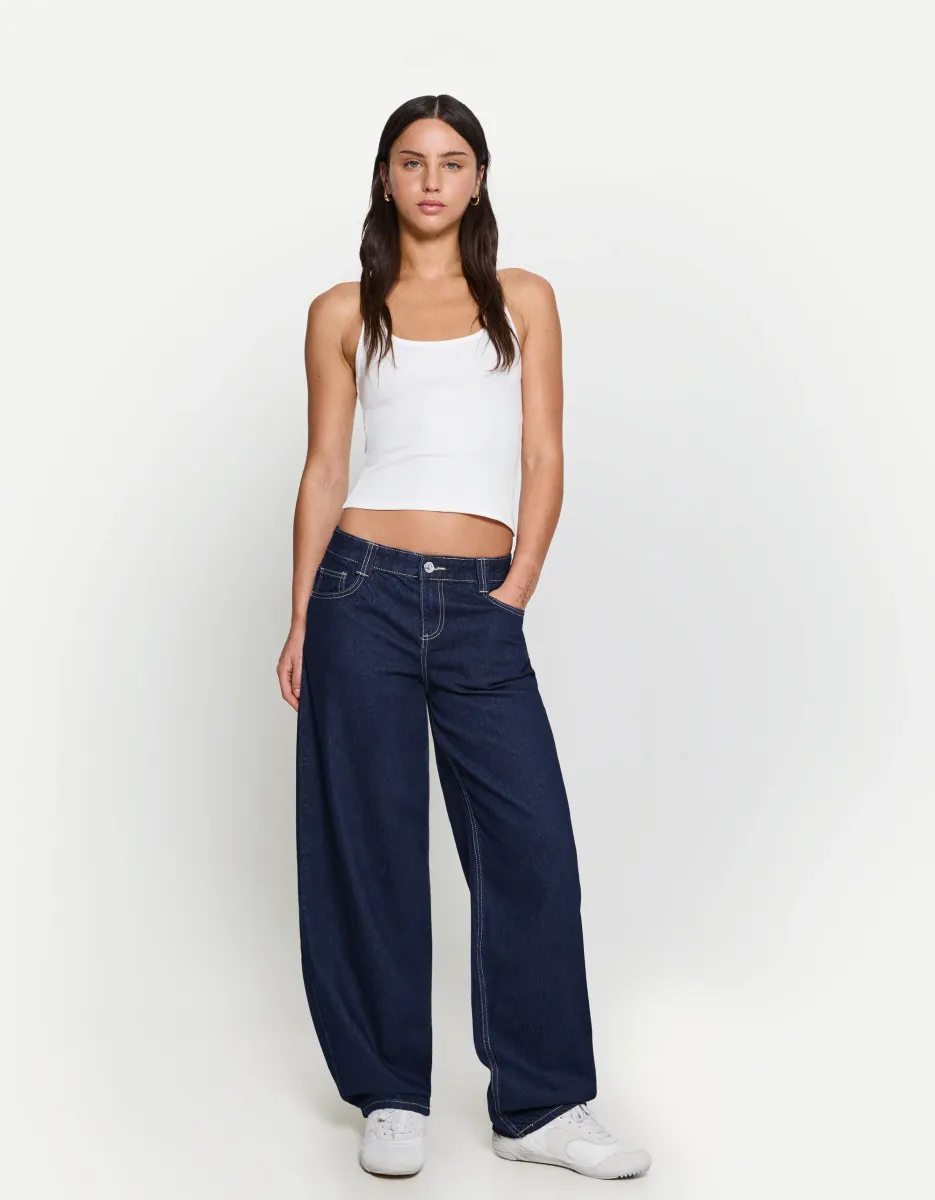 BALLOON - BAGGY - Jeans Relaxed Fit - dark blue