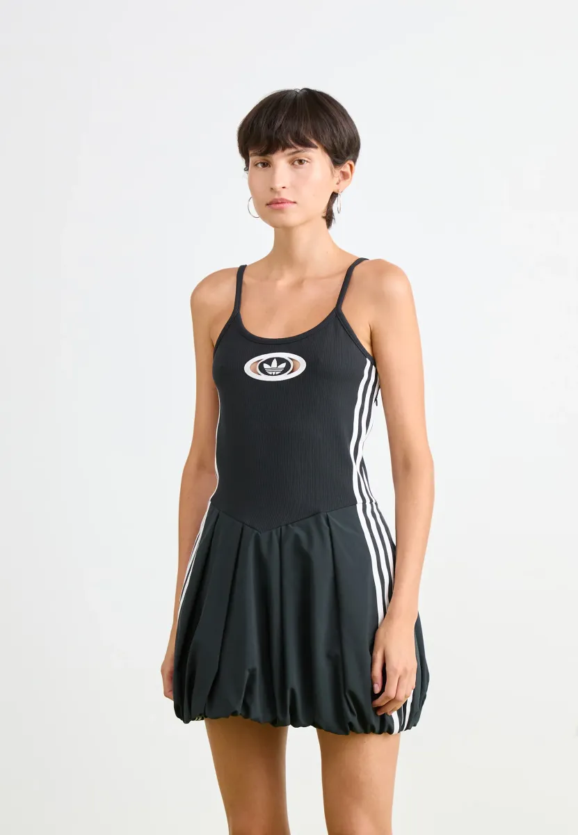 BALLOON DRESS - Freizeitkleid - black