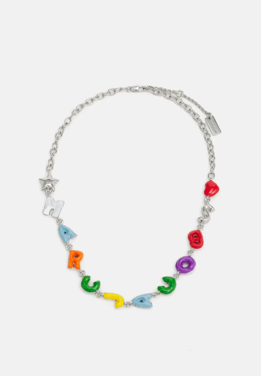 BALLOON NECKLACE - Halskette - silver-coloured/multi