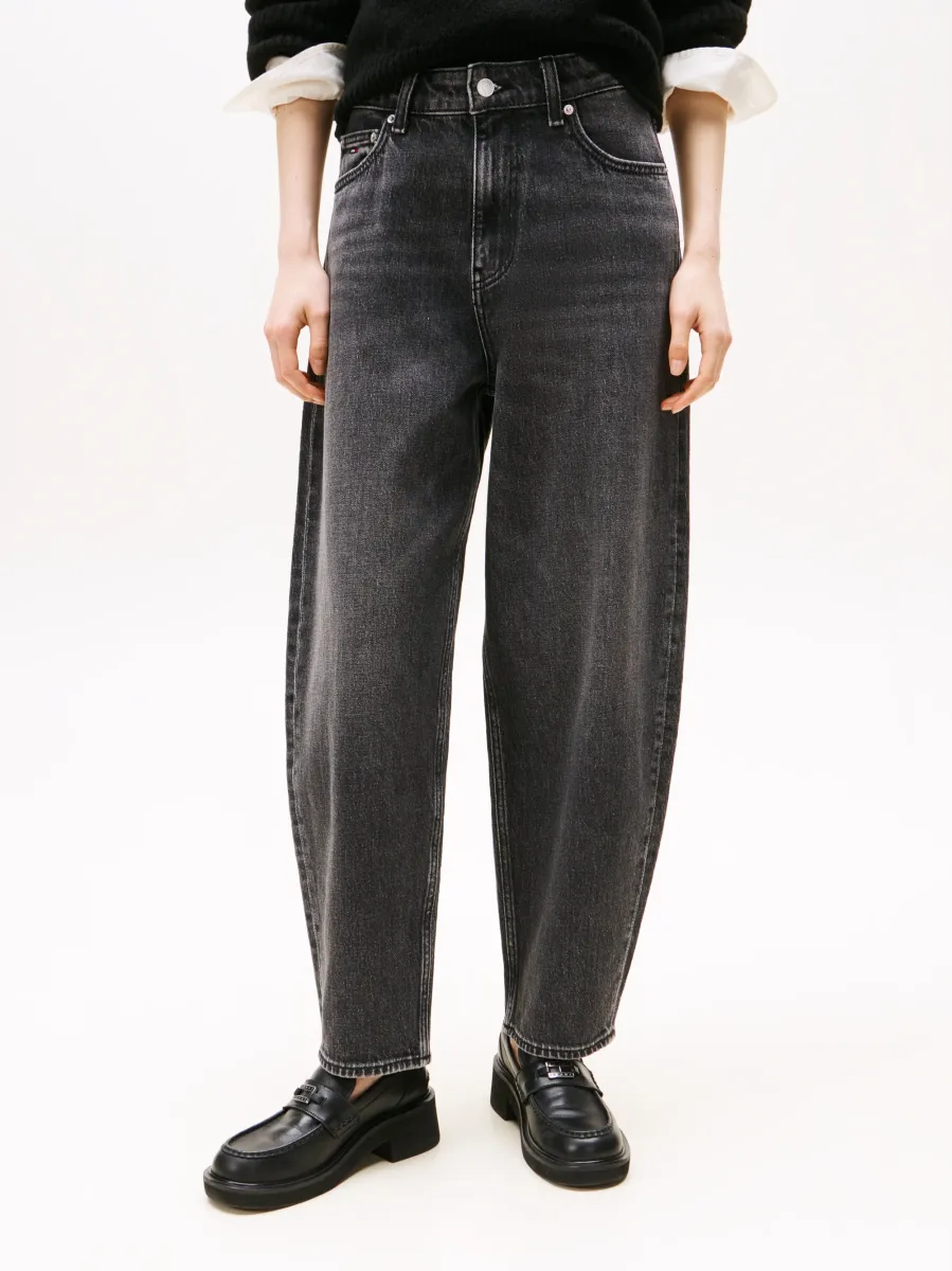 BALLOON - Wide Leg - denim black