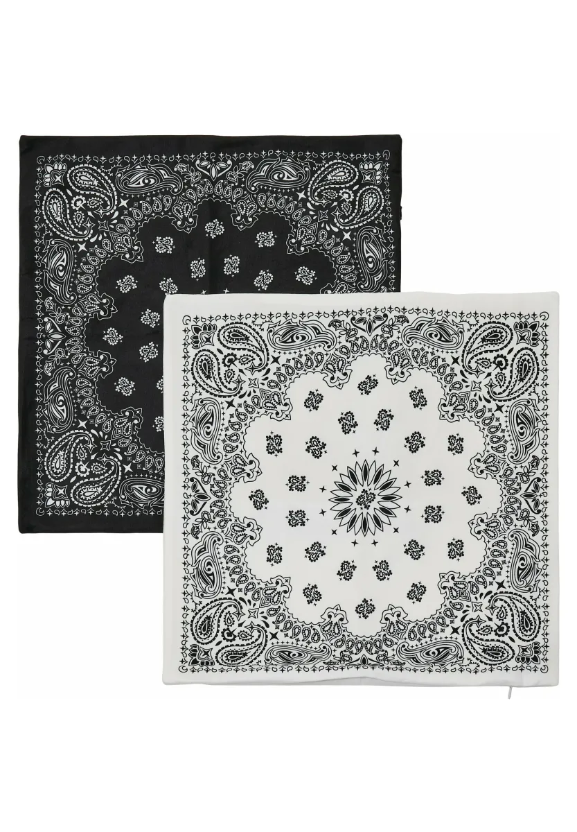 BANDANA PRINT CUSHION SET - Sonstige Accessoires - black/white