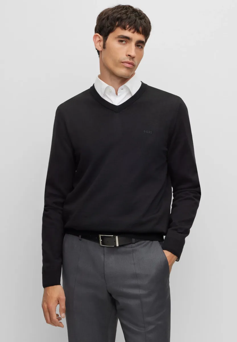 BARAM - Strickpullover - black one