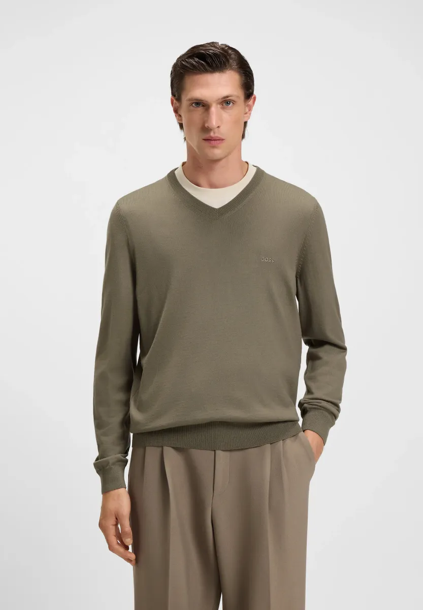 BARAM - Strickpullover - open brown
