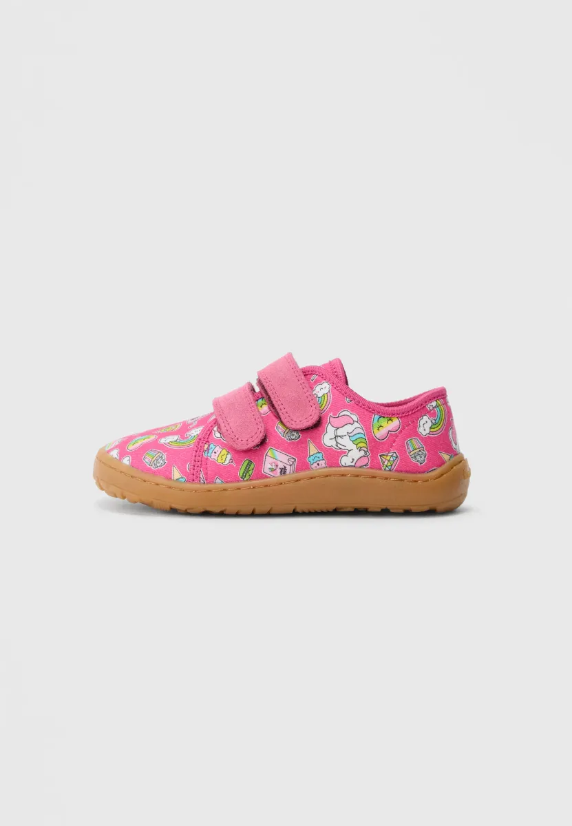 BAREFOOT CANVAS - Sneaker low - fuxia