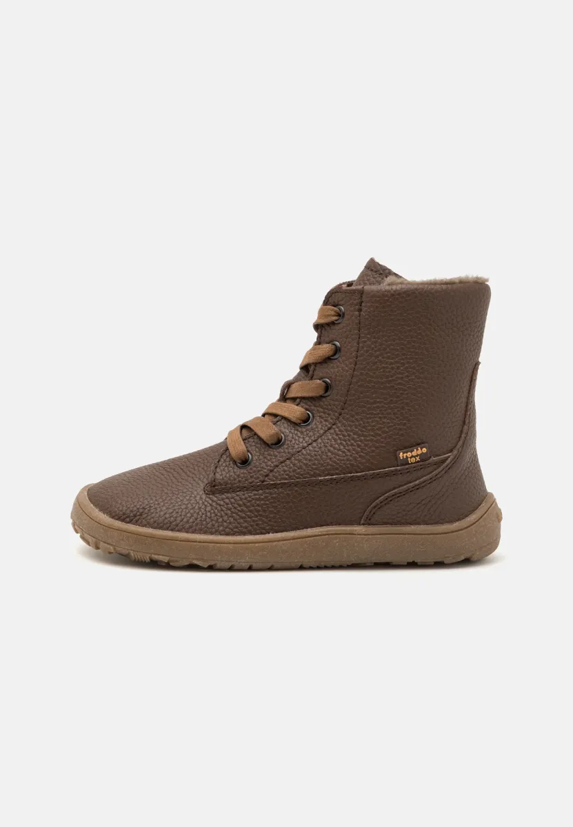 BAREFOOT TEX LACES UNISEX - Schnürstiefelette - brown