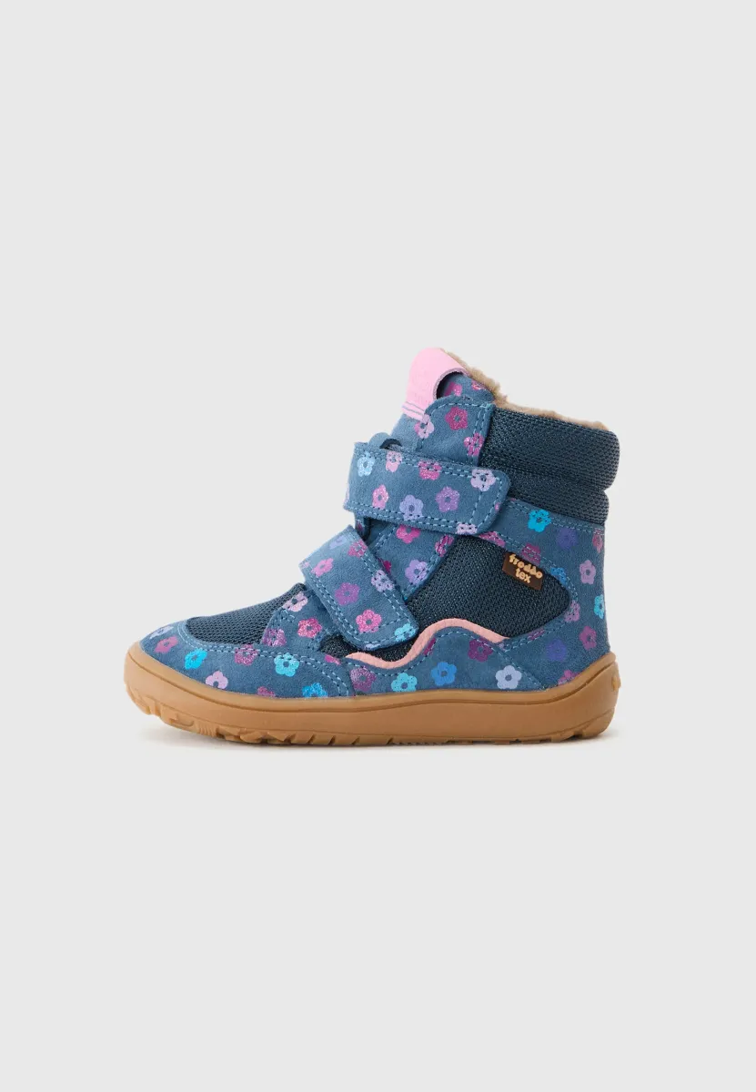 BAREFOOT TEX WINTER - Snowboot/Winterstiefel - blue denim