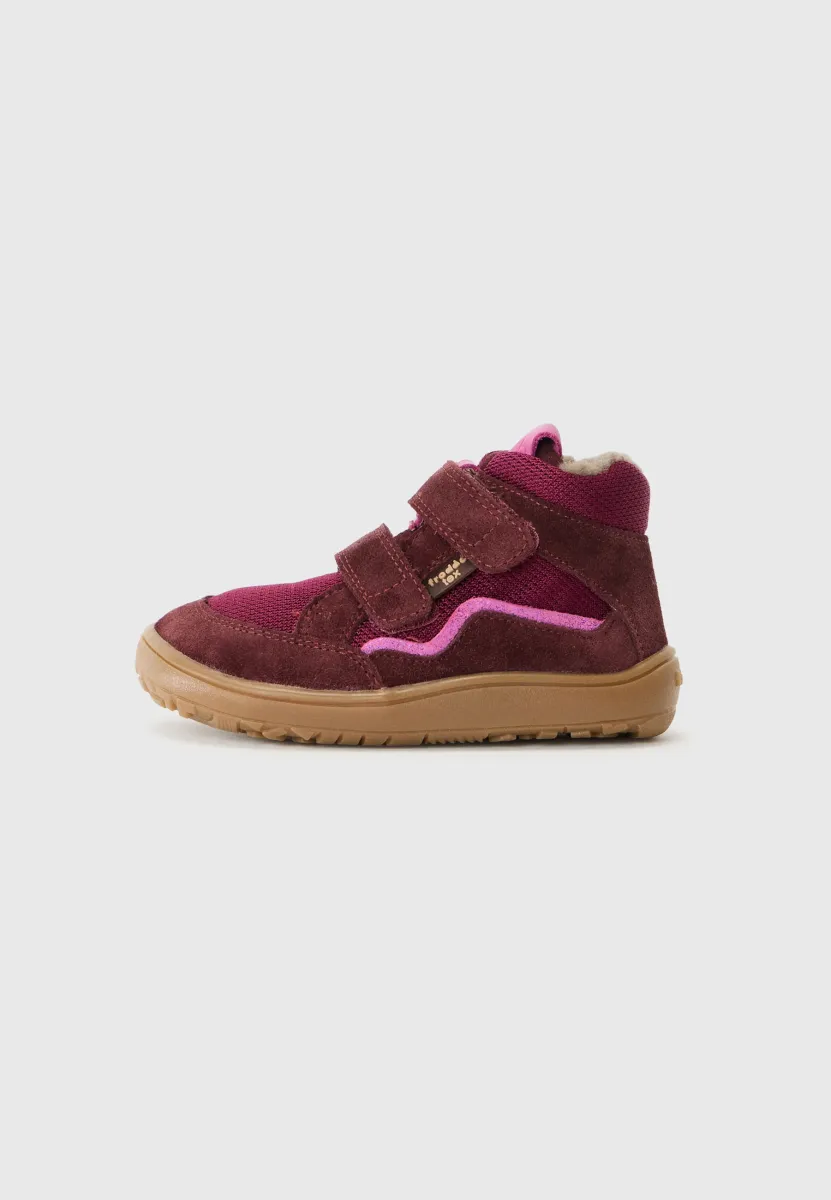 BAREFOOT TEX WOOL - Ankle Boot - bordeaux