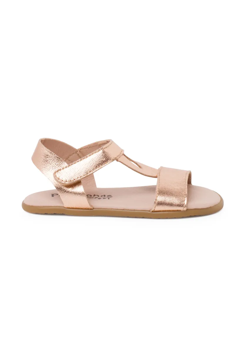 BAREFOOT TIRAS EMPEINE - Lauflernschuh - bronce