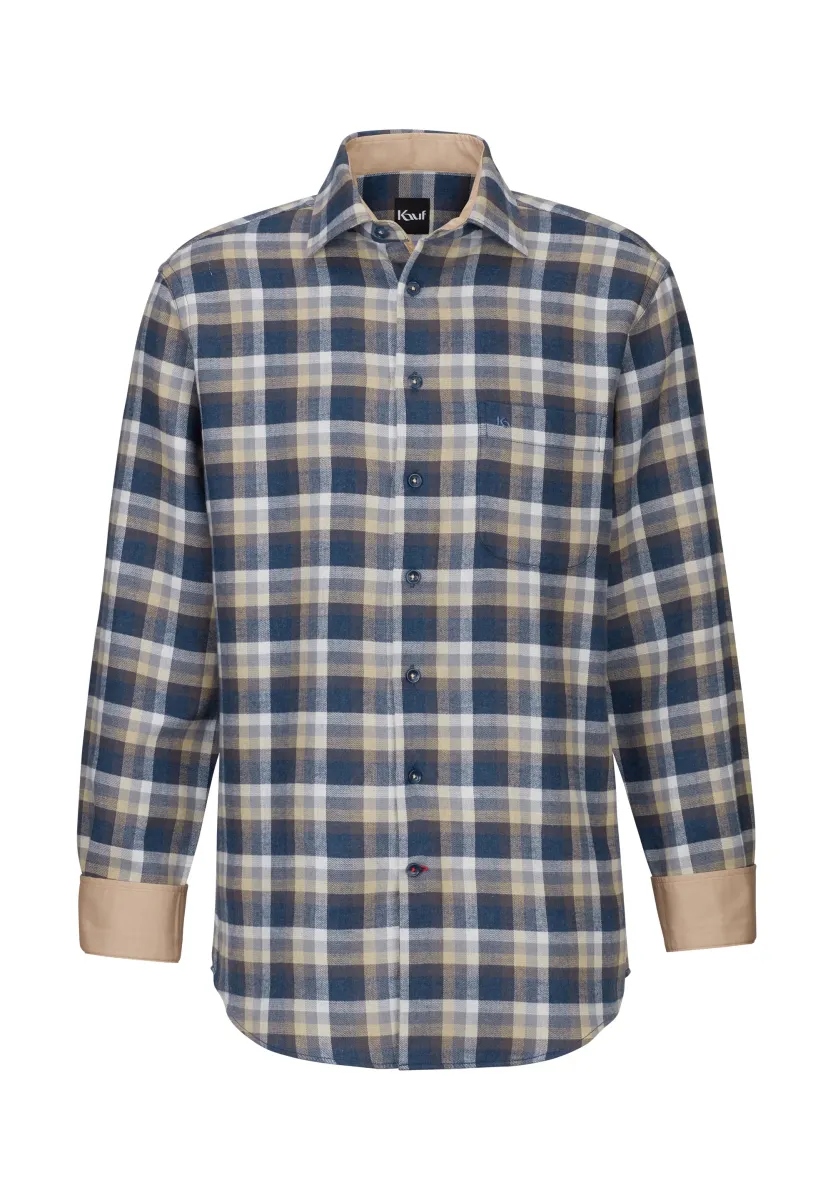 BARI KENT LANGARM REGULAR FIT - Hemd - blue