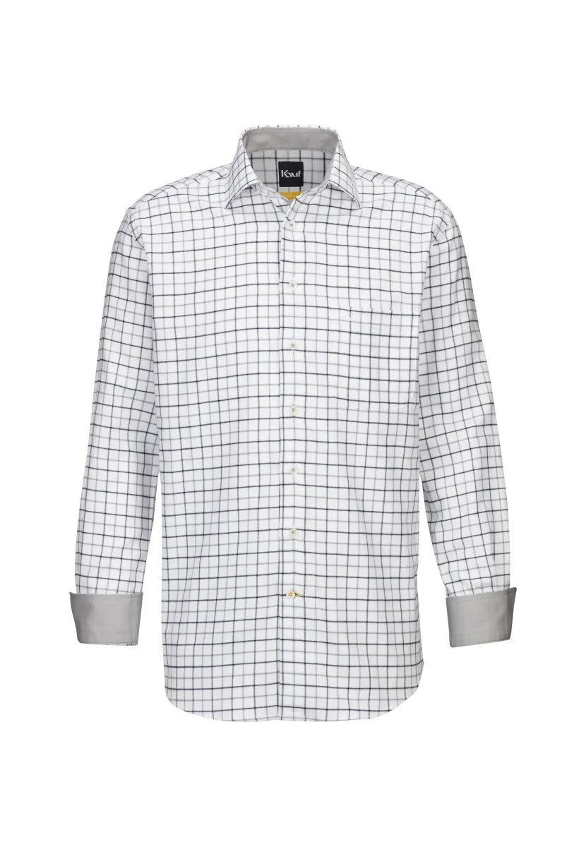 BARI KENT LANGARM REGULAR FIT - Hemd - white