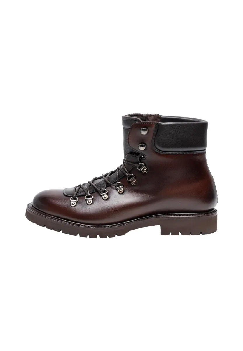 BARKLEY - Snowboot/Winterstiefel - schwarzbraun
