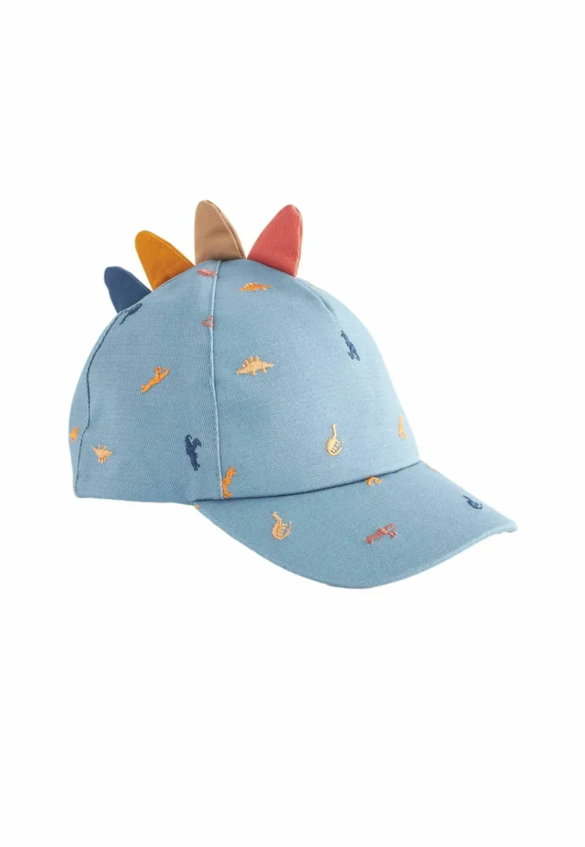 BASEBALL REGULAR FIT - Cap - blue embroidered dinosaurs