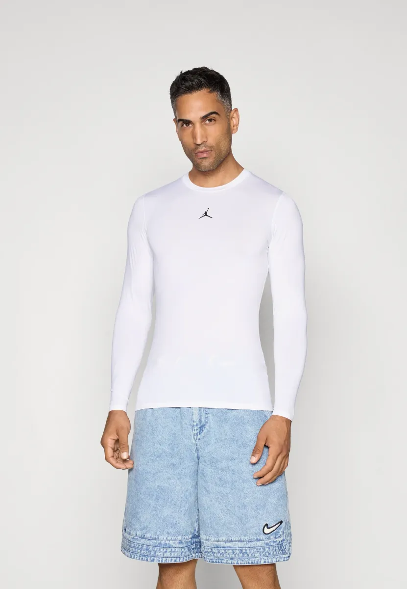 BASELAYER - Langarmshirt - white/black