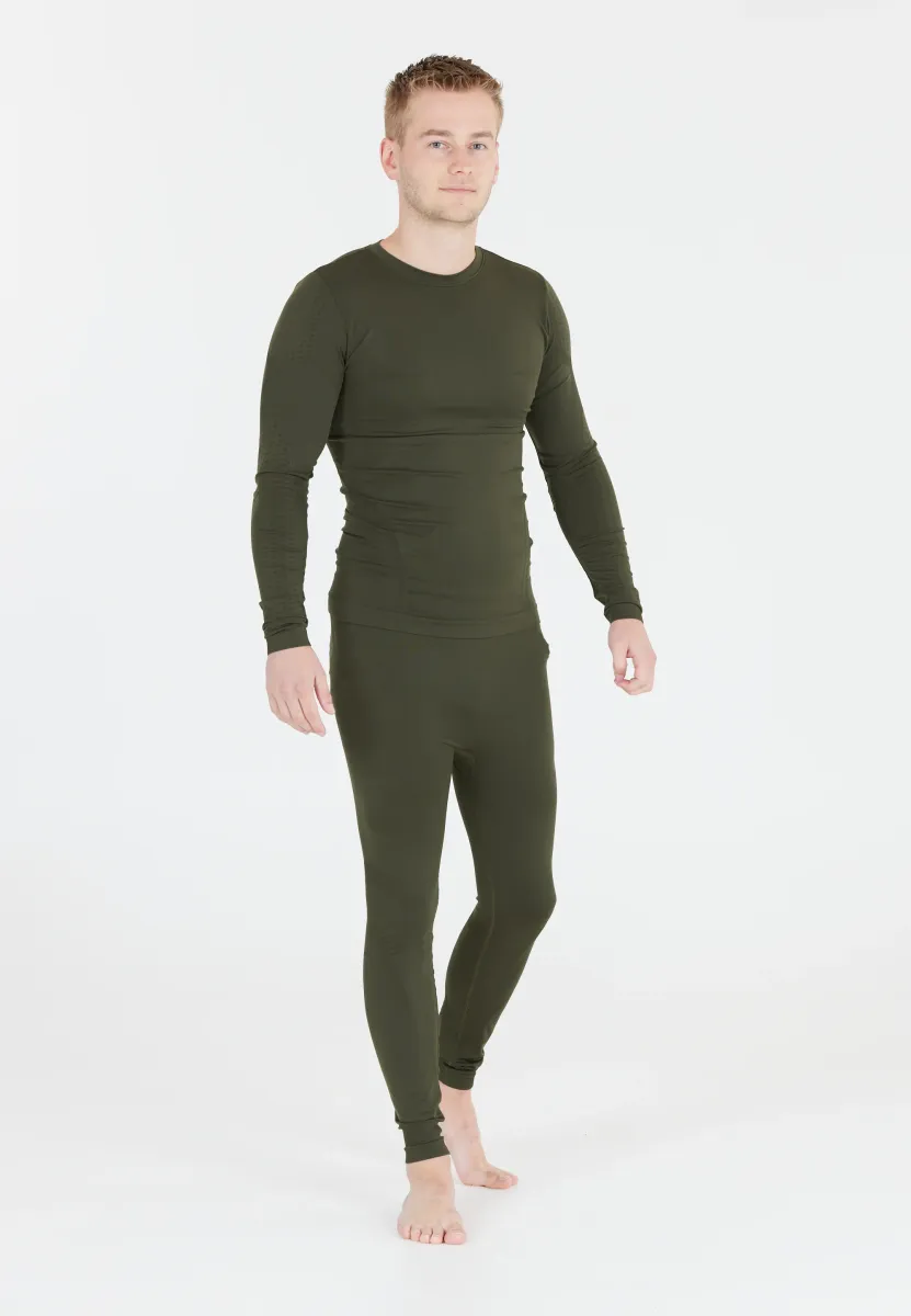BASELAYER SET - Unterhose lang - zwart donkergrijs