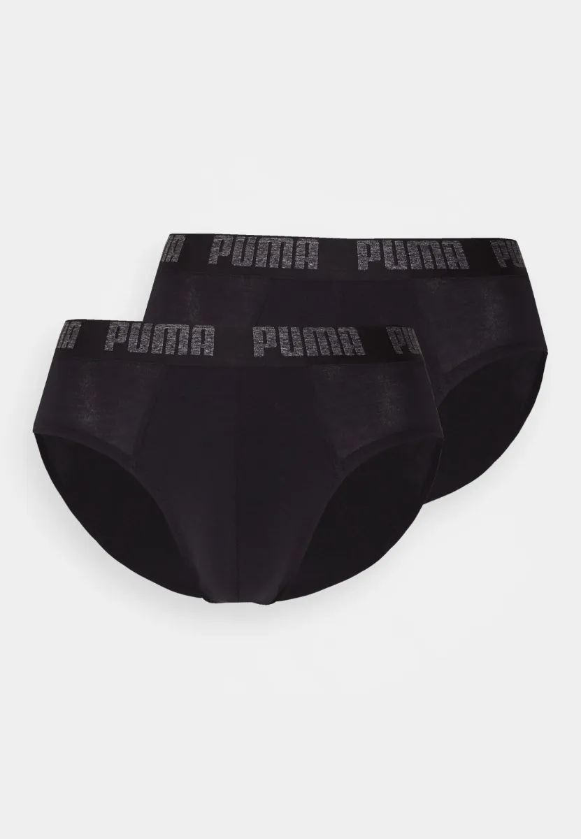 BASIC BRIEF 2 PACK - Slip - black
