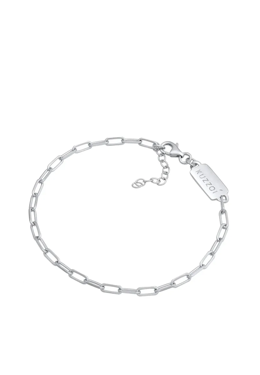 BASIC CHAIN LOOK - Armband - silberfarben