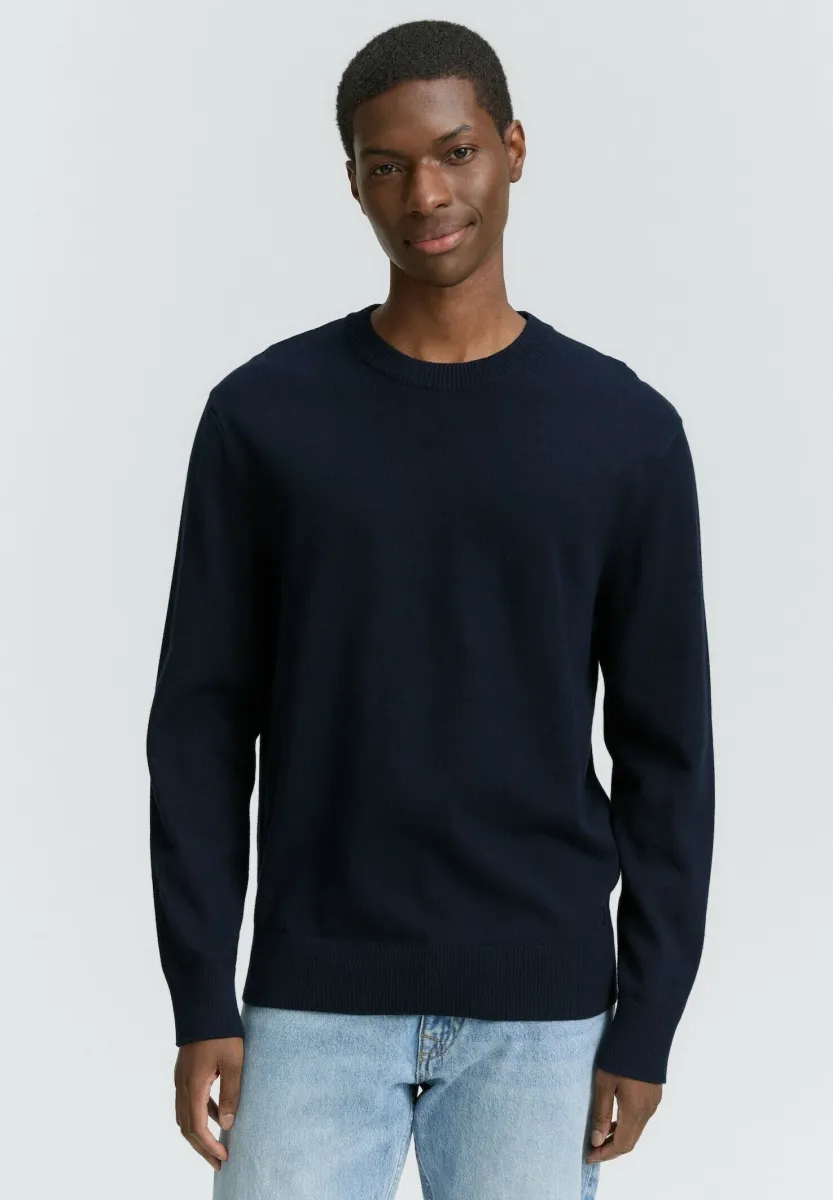 BASIC CREWNECK  - Strickpullover - dark navy