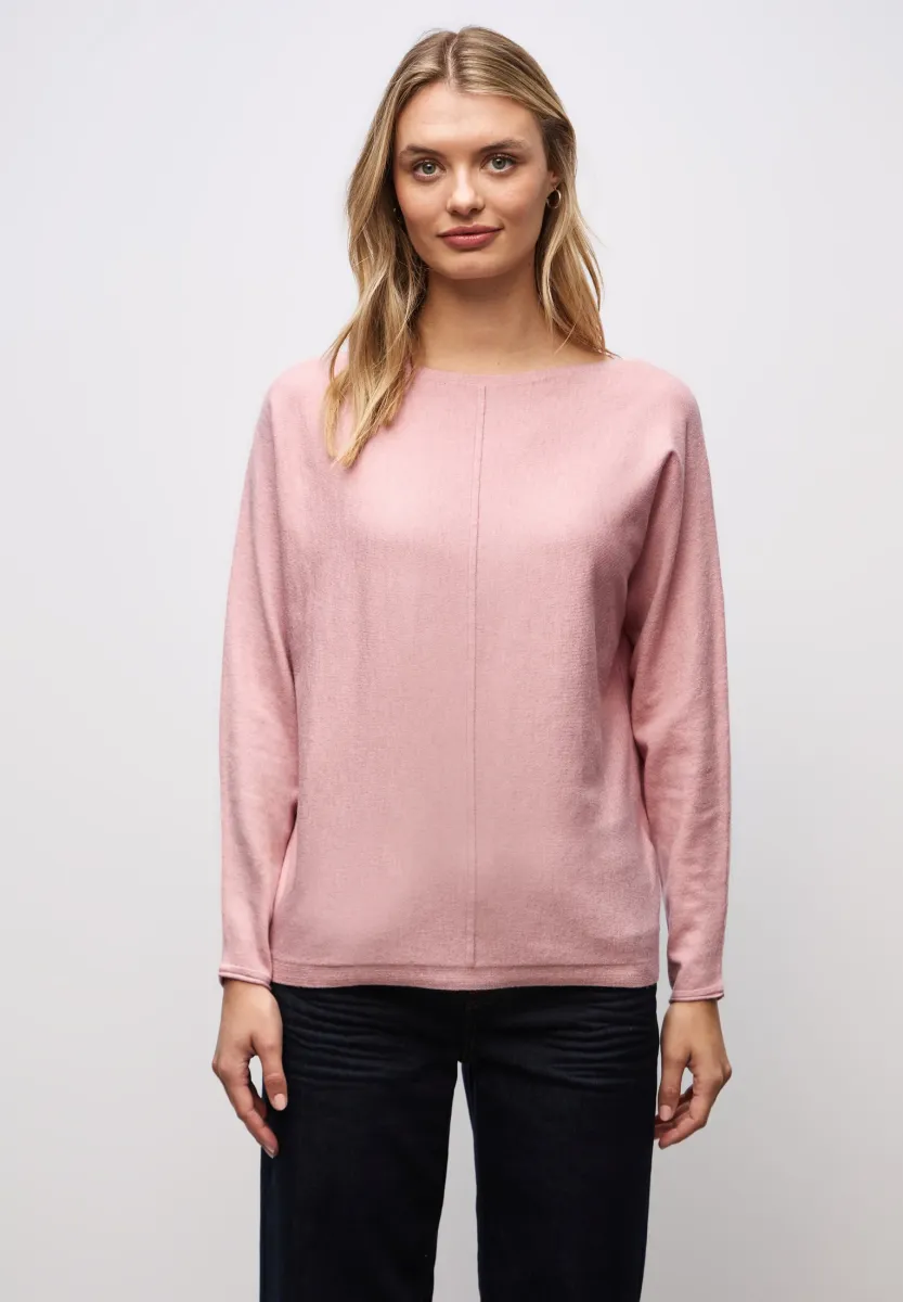 BASIC DOLMAN  - Strickpullover - rosa