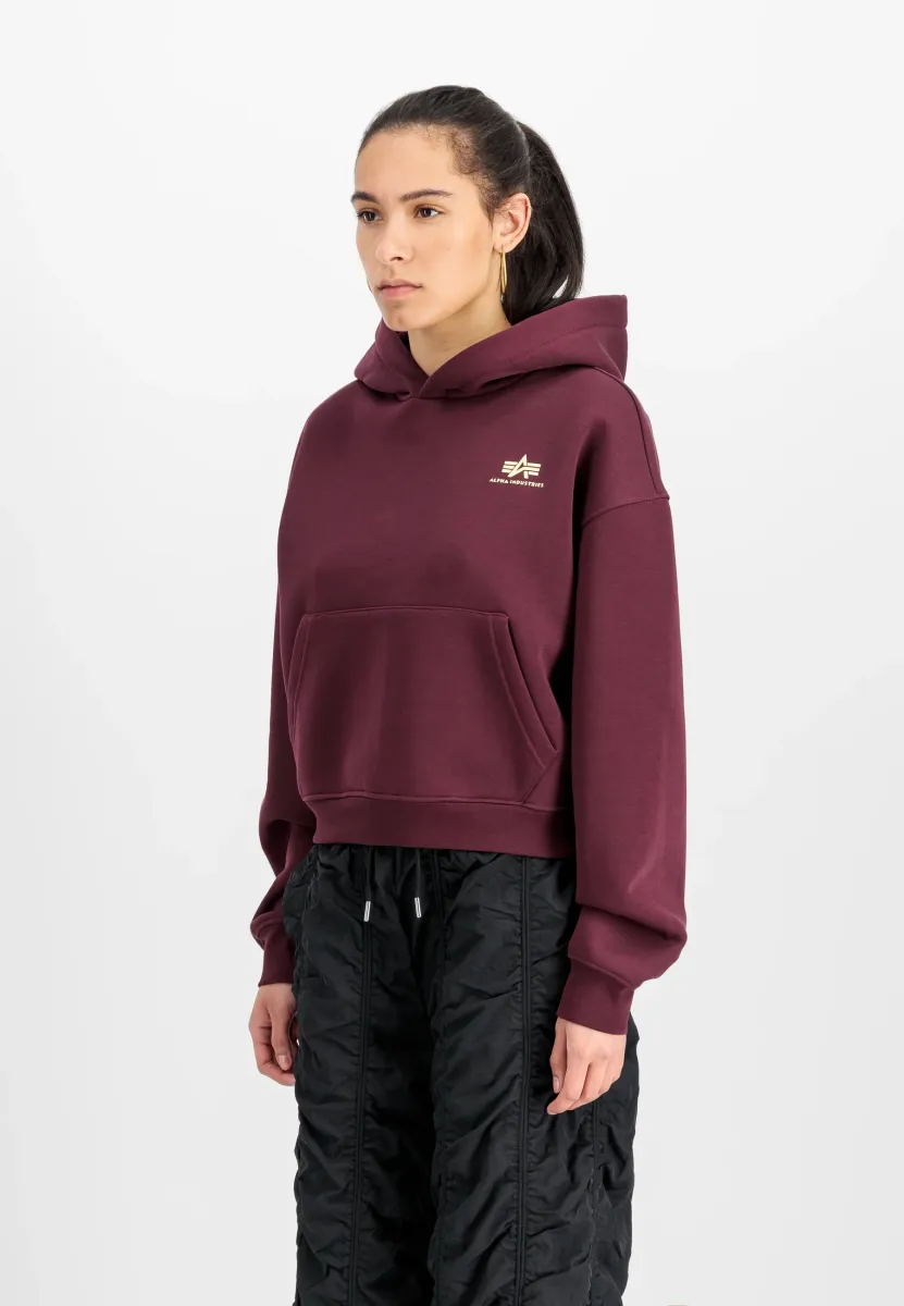 BASIC HOODIE - Sweatshirt - dark cherry